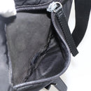 PRADA Shoulder Bag Nylon Black Silver Auth 175326-11