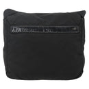 PRADA Shoulder Bag Nylon Black Silver Auth 175326-2