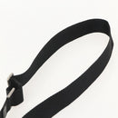 PRADA Shoulder Bag Nylon Black Silver Auth 175326-14