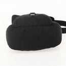 PRADA Shoulder Bag Nylon Black Silver Auth 175326-5