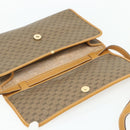 GUCCI Micro GG Supreme Shoulder Bag PVC Beige Gold 004 112 0264 Auth 175329-15