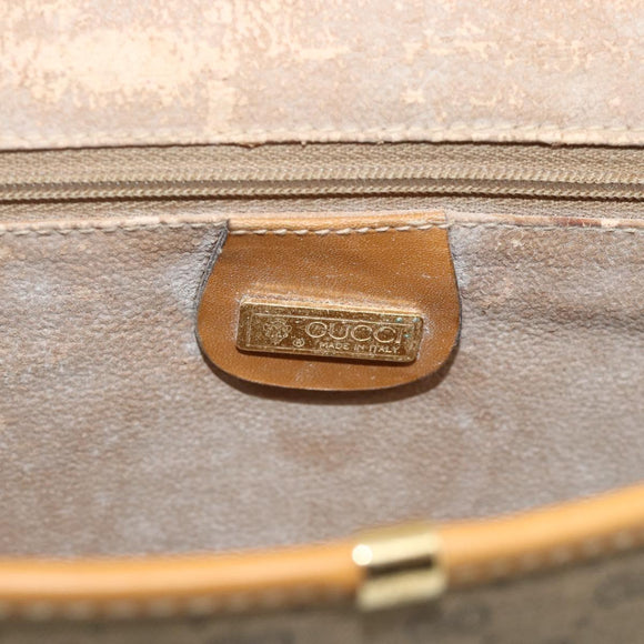 GUCCI Micro GG Supreme Shoulder Bag PVC Beige Gold 004 112 0264 Auth 175329