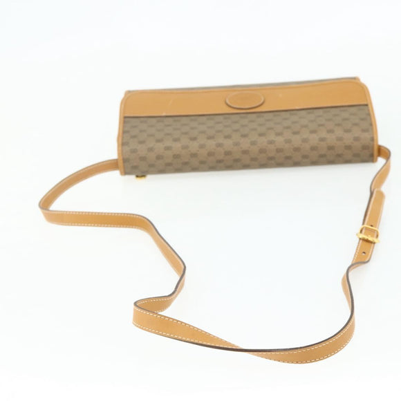 GUCCI Micro GG Supreme Shoulder Bag PVC Beige Gold 004 112 0264 Auth 175329