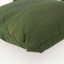 PRADA Shoulder Bag Nylon Green Silver Auth 175332-17