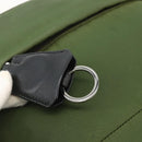 PRADA Shoulder Bag Nylon Green Silver Auth 175332-9
