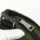 PRADA Shoulder Bag Nylon Green Silver Auth 175332-10