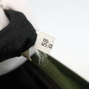 PRADA Shoulder Bag Nylon Green Silver Auth 175332-12