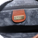 GUCCI GG Canvas Hand Bag Black Gold 002 58 0159 Auth 175333-15