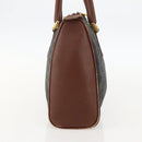 GUCCI GG Canvas Hand Bag Black Gold 002 58 0159 Auth 175333-5