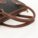 GUCCI GG Canvas Hand Bag Black Gold 002 58 0159 Auth 175333-7