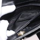 GUCCI Bamboo Hand Bag Leather 2way Black Gold 001 123 1638 Auth 175334-22