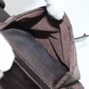 GUCCI GG Canvas Tote Bag Nylon Brown Silver 002 1021 Auth 175335-24