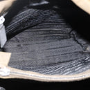 PRADA Hand Bag Nylon Khaki Silver Auth 175337-11