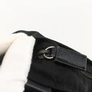 PRADA Shoulder Bag Nylon Black Silver Auth 175343-10