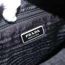 PRADA Shoulder Bag Nylon Black Silver Auth 175343-19