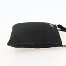 PRADA Shoulder Bag Nylon Black Silver Auth 175343-4