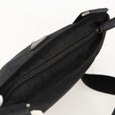 PRADA Shoulder Bag Nylon Black Silver Auth 175343-6