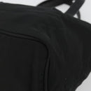 PRADA Hand Bag Nylon Black Silver Auth 175344-9