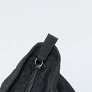 PRADA Hand Bag Nylon Black Silver Auth 175344-10
