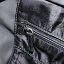 PRADA Hand Bag Nylon Black Silver Auth 175344-21