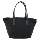 PRADA Hand Bag Nylon Black Silver Auth 175344-2