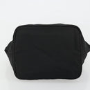 PRADA Hand Bag Nylon Black Silver Auth 175344-5