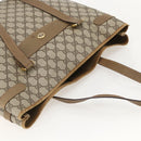 GUCCI GG Supreme Tote Bag PVC Beige Gold 39 02 061 Auth 175347-6