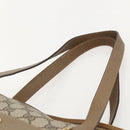 GUCCI GG Supreme Tote Bag PVC Beige Gold 39 02 061 Auth 175347-8