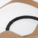 GUCCI Bamboo Shoulder Bag Leather 2way Beige Silver 001 1577 2123 Auth 175350-8