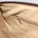 GUCCI GG Supreme Web Sherry Line Hand Bag PVC Beige Gold Auth 175351-22