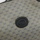 GUCCI Micro GG Supreme Shoulder Bag PVC Navy Gold 007 58 0093 Auth 175353-14