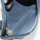 GUCCI Micro GG Supreme Shoulder Bag PVC Navy Gold 007 58 0093 Auth 175353-17