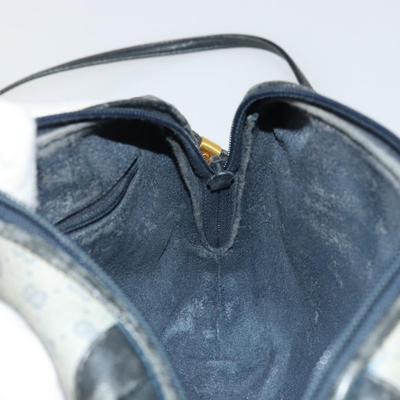 GUCCI Micro GG Supreme Shoulder Bag PVC Navy Gold 007 58 0093 Auth 175353