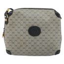 GUCCI Micro GG Supreme Shoulder Bag PVC Navy Gold 007 58 0093 Auth 175353-2