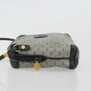 GUCCI Micro GG Supreme Shoulder Bag PVC Navy Gold 007 58 0093 Auth 175353-5