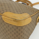 GUCCI Micro GG Supreme Hand Bag PVC 2way Beige Gold 002 58 0033 Auth 175355-12