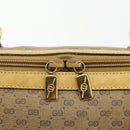 GUCCI Micro GG Supreme Hand Bag PVC 2way Beige Gold 002 58 0033 Auth 175355-16