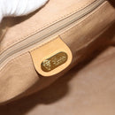 GUCCI Micro GG Supreme Hand Bag PVC 2way Beige Gold 002 58 0033 Auth 175355-17