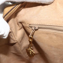 GUCCI Micro GG Supreme Hand Bag PVC 2way Beige Gold 002 58 0033 Auth 175355-21