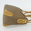 GUCCI Micro GG Supreme Hand Bag PVC 2way Beige Gold 002 58 0033 Auth 175355-5
