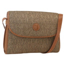 GUCCI Shoulder Bag Canvas Beige Gold 001 14 0712 Auth 175356-1