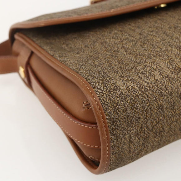 GUCCI Shoulder Bag Canvas Beige Gold 001 14 0712 Auth 175356