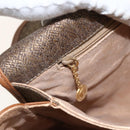 GUCCI Shoulder Bag Canvas Beige Gold 001 14 0712 Auth 175356-21