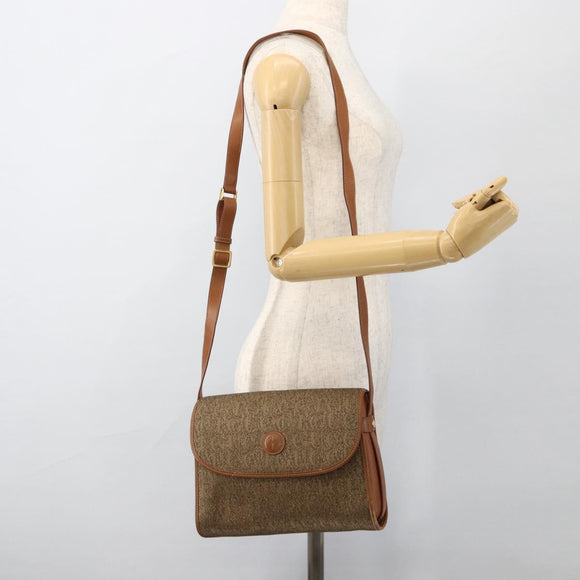 GUCCI Shoulder Bag Canvas Beige Gold 001 14 0712 Auth 175356