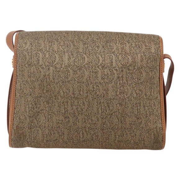 GUCCI Shoulder Bag Canvas Beige Gold 001 14 0712 Auth 175356