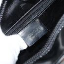 GUCCI Shoulder Bag Patent leather Black Silver Auth 175357-17