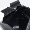 GUCCI Shoulder Bag Patent leather Black Silver Auth 175357-19