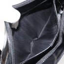 GUCCI Shoulder Bag Patent leather Black Silver Auth 175357-21