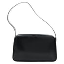 GUCCI Shoulder Bag Patent leather Black Silver Auth 175357-2