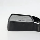 GUCCI Shoulder Bag Patent leather Black Silver Auth 175357-3